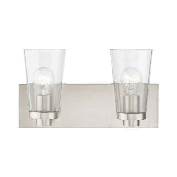 Livex Lighting - Cityview - 2 Light Bath Vanity In Contemporary Style-7.75