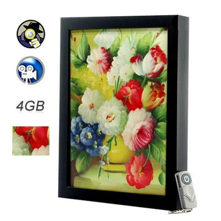 ANK Electronics F20705 Flowery Painting With Spy - Hidden Camera And Wireless Remote Control ANK Electronics F20705 Flowery Painting With Spy - Hidden Camera And Wireless Remote Control