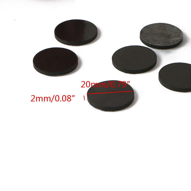 BINYOU 10 PCS Adhesive Magnets for Crafts Flexible Round Magnets with  Adhesive Backing Small Sticky Magnets Magnetic Dots 