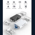 thumbnail image 3 of TACILIP Card Reader 6-in-1 Type-C USB Card Card UBS Type USB2.0 OTG Card Reader Smartphone Pictures Videos Digital Camera, Housewarming Gifts, 3 of 5