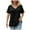 Black, variant on vigerkar Women's Vneck T-Shirt Lightweight Short Sleeve Cotton Tee for Daily Fashion Clothes (Purple, XXL)