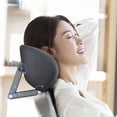 thumbnail image 1 of YAOMOBB Adjustable Headrest Pillow for Office Use Memory Foam Office Chair Headrest Attachment Adjustable Angle Universal Support Cushion Ergonomic Head Pillow Relieves, 1 of 6