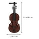 thumbnail image 2 of 8 sets of Mini Violin Navidad Modelo de Violín Modelo de instrumentos de escritorio Adorno, 2 of 5