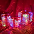 thumbnail image 5 of Set of 3 Christmas Lighted Gift Boxes Decorations,Light Up Xmas Tree Skirt Ornament,Transparent Pre-lit Present Box with Red Bowknot,Multicolor Lighted Christmas Box for Xmas Tree,Wedding,Yard,Home, 5 of 7