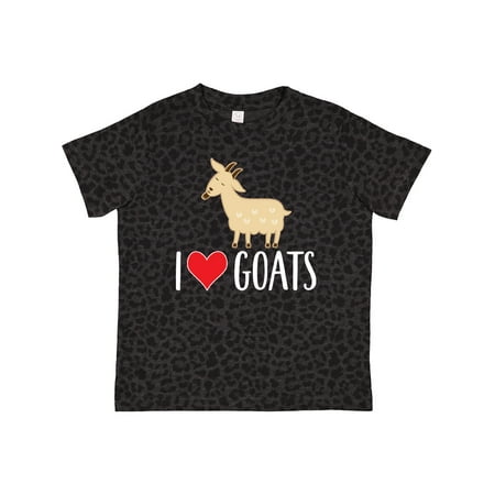 

Inktastic Goat Cute I Love Goats Farm Animal Gift Toddler Boy or Toddler Girl T-Shirt