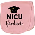thumbnail image 2 of Inktastic Nicu Graduate-graduation Hat Baby Burp Cloth, 2 of 3