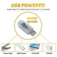thumbnail image 3 of Guirnalda de luces Fairy Lights Siuholi 10 m 100 LED USB centelleantes color verde, 3 of 7