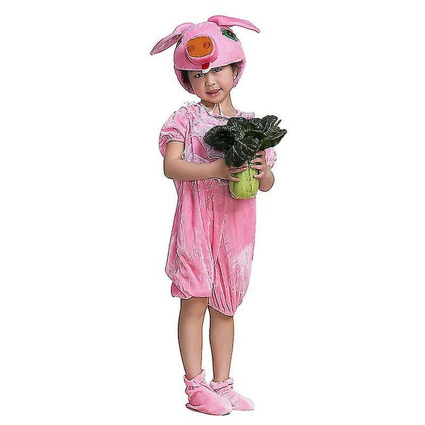 Disfraz de actuación de animales para niños de guardería, estilo corto, conejo, Rana, carpa, cerdo rosa, elefante, Panda, canguro