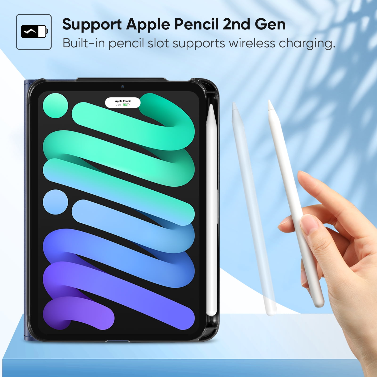 Fintie Case for iPad Mini 7 (A17 Pro) 2024 / iPad Mini 6 2021