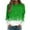 Army Green, variant on Women's Christmas Printed Round Neck Sweatshirt, Long Sleeve Casual Pullover Top, Raglan Sleeve Holiday Graphic Fall Winter Clothes,Red,S