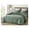 Sage Green, Honeycomb Hexagon, variant on Mustard Yellow Comforter Set Oversized King Size 3-Piece Fluffy Soft Lightweight Bedding Honeycomb Geometric Quilted Stone-Washed Microfiber Comforter Set for All Season