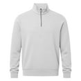 thumbnail image 3 of CONZONE Mens Pullover Sweatshirts Long Sleeve Sweatshirt for Men Trendy Solid Color Quarter Zip Stand Collar Fall Hoodie Sweatshirt, 3 of 5
