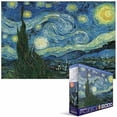 thumbnail image 2 of EuroGraphics Starry Night by Vincent Van Gogh 2000-Piece Puzzle, 2 of 4