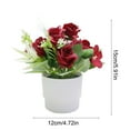 thumbnail image 3 of Yaoyar Small Fake Plants Mini Artificial Faux Plants Indoor with Flowers Spring Decorations for Home Room Farmhouse Desk House Bathroom Decor, 3 of 6