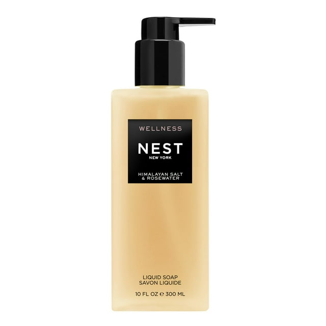 Jabón líquido NEST New York con sal del Himalaya y agua de rosas, 300 ml