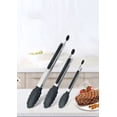 thumbnail image 4 of Stainless Steel Silicone Tongs for Cooking, Set of 3, Includes 7 ,9and 12 Inch L, 4 of 5