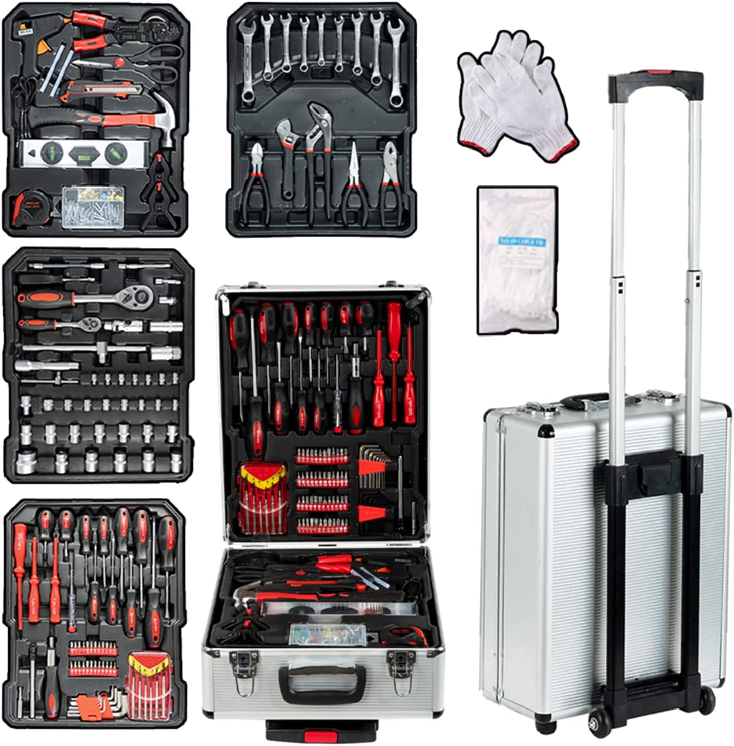 799PCS Tool box, Mechanical Tool kit General Household Hand Tool Sets