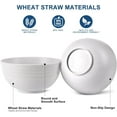 thumbnail image 3 of Unbreakable Wheat Straw Cereal Bowls - Microwave and Dishwasher Safe Soup and Salad Bowls, Set of 8, 26 Ounces, 3 of 6
