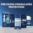 thumbnail image 3 of Gillette Antiperspirant Deodorant for Men, Invisible Solid, Clase Mundial, 72 Hr. Sweat Protection, 3.4 oz, 3 of 8