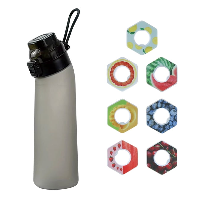 Perfume 700ml Bottle, Update Water Bottle Up Set With 7 Capsules Drinking Straw, Outdoor Water Bottle