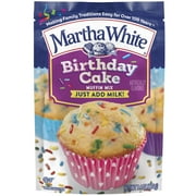 Martha White Birthday Cake Muffin Mix, 7.4 oz Bag