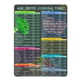 thumbnail image 1 of Air Fryer Magnetic Cheat Sheet Set - Air Fryer Accessories Cookbook - As Seen on the Today Show an Easy to Use AirFryer Time Chart Set - Strong Magnet Quick Reference Cooking Guide for Frying, 1 of 9