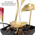 thumbnail image 3 of Decoración De Escritorio De Fuente De Agua, Diseño Silencioso USB Decoración De Fuente De Cascada Riqueza Artesanal Fina Con Luz LED Para Dormitorio Para El Hogar, 3 of 7