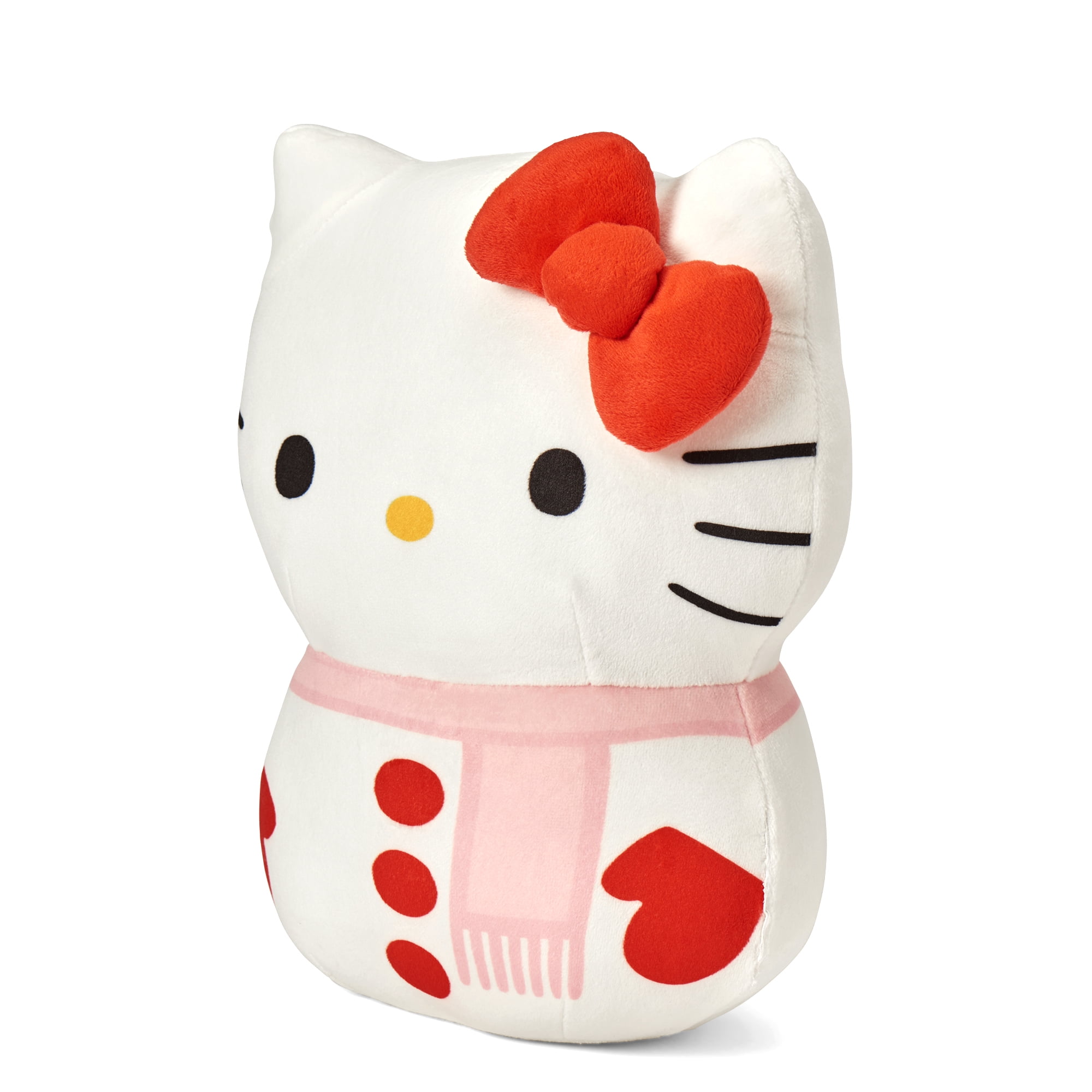 Hello Kitty Snow Merry 11 inch Character Hugger and 40 x 50 inch Throw Blanket Set