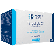 Mood Probiotic Powder - Klaire Labs Target gb-X with Bifidobacterium & Lactobacillus, Clinically Demonstrated to Promote Positive Mood, Shelf-Stable & Hypoallergenic for Men & Women (30