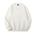 thumbnail image 5 of Men's Heavyweight 320g Solid Loose Versatile Round Neck Sweatshirt, 5 of 14
