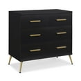 thumbnail image 6 of Delta Children Sloane 4 Drawer Dresser with Changing Top and Interlocking Drawers, Black /Bronze, 6 of 13