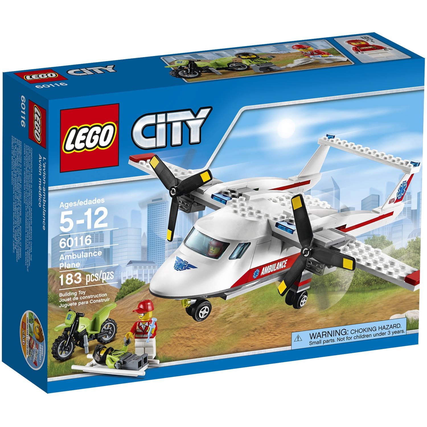 lego hospital plane