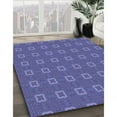 thumbnail image 2 of Ahgly Company Indoor Round Patterned Deep Periwinkle Purple Area Rugs, 6' Round, 2 of 6