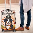 thumbnail image 4 of Happy Thanksgiving Bernese Mountain Dog Welcome Thankful Fall Autumn Pumpkin Travel Luggage Cover Berner Lover Gifts Suitcase Dust Protective Decor - 02021, 4 of 5