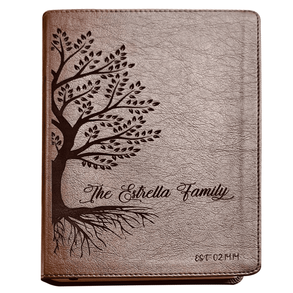 ESV Family Bible, Custom Engraved ESV Single Column Journaling Bible, Wedding Gifts, Christian Gifts, Family Bible for Wedding