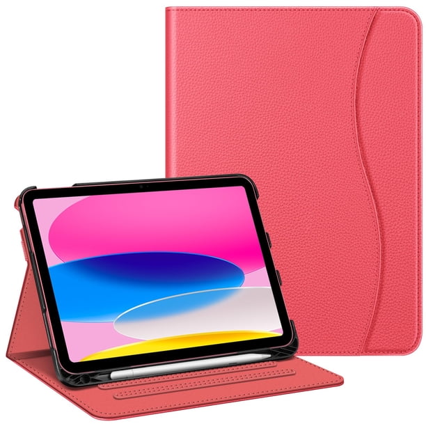 Funda FINTIE para iPad 11.ª generación de 11 pulgadas y 10.ª generación de 10.9 pulgadas, color rosa