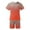 Orange, variant on Wyzesi Shorts Suit for Men Athletic Graphic Men's Gradient Short Sleeve Shorts with Heart Print Short Sleeve Shorts Soccer Shorts Suit Men White Casual Pantsuit Set for Men
