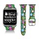 thumbnail image 1 of Compatible Con Los Mejores Regalos Para Maestros Apple Watch 38/40/41/42/44/45 Mm Para Mujeres Y Hombres Silicona Suave Regalos De Agradecimiento Para Maestros Decoraciones Pulsera De Repuesto Para Iw, 1 of 5