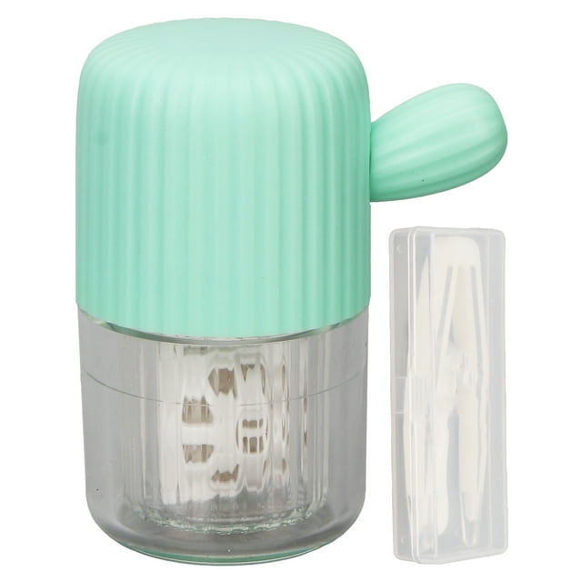 Mini Nettoyeur de Lentilles de Contact, Boîte de Nettoyeur de Lentilles de Contact Boîte de Nettoyage de Lentilles de Contact Boîte de Nettoyage Robuste et Robuste