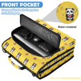thumbnail image 6 of Zipper Binder with Shoulder Strap 2 inch 3 Ring Waterproof File Folder Organizer Bag 500 Sheet Panda Cartoon with Heart Pattern, 6 of 8