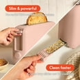 thumbnail image 6 of bella 2-Slice Slim Toaster with Extra Long Slot, 6 Setting Shade Control with Reheat & Cancel Buttons, Blossom, 6 of 11