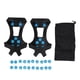 thumbnail image 1 of Crampones para zapatos, tracción para caminar en la nieve, 10 picos, tacos de agarre para hielo para senderismo, senderismo, montañismo, L 39-46, 1 par, 1 of 10