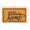 thumbnail image 4 of Rugsmith Machine Tufted No Place Like Home Indoor and Outdoor Coir Doormat, 18" x 30", 4 of 5
