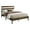 Walnut, variant on Bed - Queen Size - Frame Only - Platform Bed - Bedroom - Walnut Legs