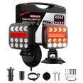 thumbnail image 1 of Wireless Trailer Lights Magnetic, Rechargeable LED Tail Lights with 2.4GHz Wireless Signal, Adjustable Magnetic Tow Light for Trucks, Boats, RVs, Campers, IP67 Waterproof Trailer Light Kit, 1 of 9