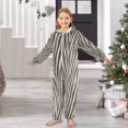thumbnail image 6 of Vzayyk 4T-14Y Size Aviliable Cozy One-Piece Footless Sleeper Pajama Zebra Stripes Vector, 6 of 8