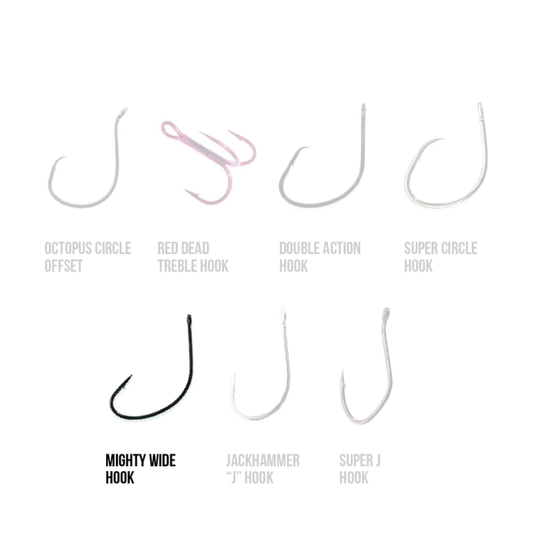 Team Catfish Mighty Wide Hook 5/0 J hook - Walmart.com
