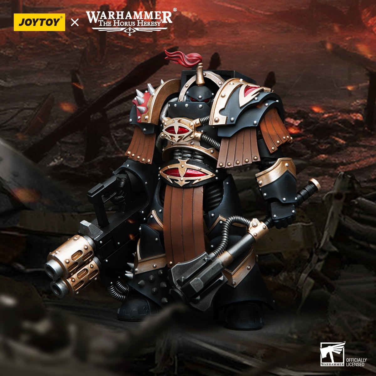 Joytoy - Warhammer 40K: The Horus Heresy - Sons Of Horus Justaerin Term. Squad: Multi-melta & Power Maul 1/18 Figure