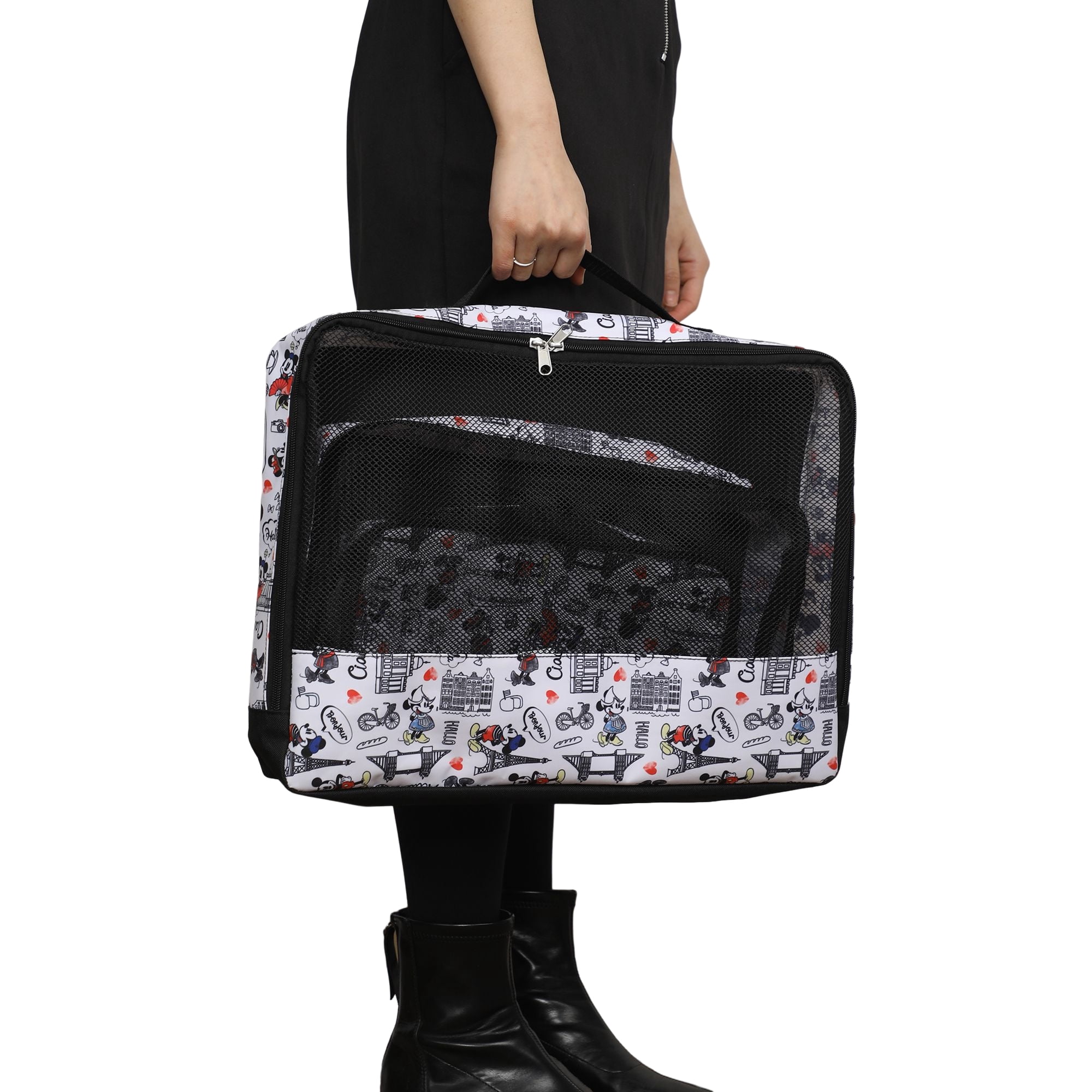 Mickey Mouse Mickey & Minnie In Paris 3-Pack Packing Cubes With Hang Tag