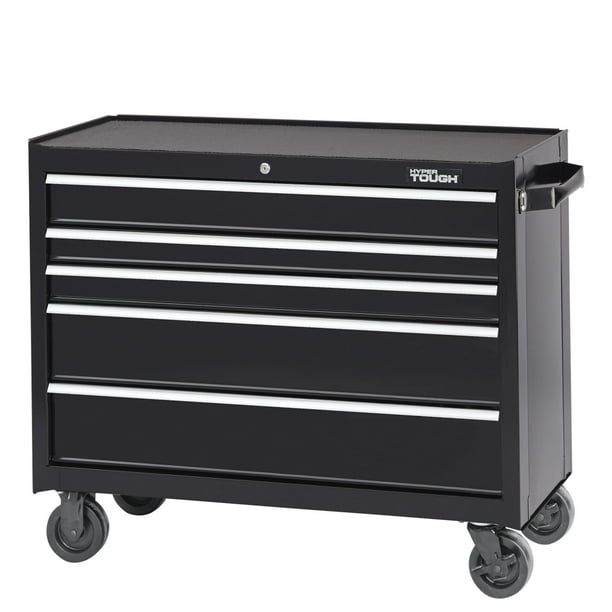 Hyper Tough 41" Wide 5Drawer Tool Box Organizer Black